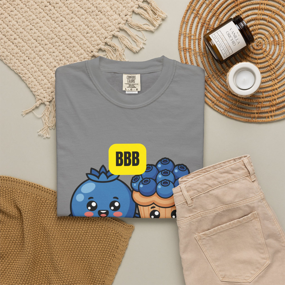 Blueberry’s Best Buddy T-Shirt — Cute Blueberry & Muffin Graphic Tee