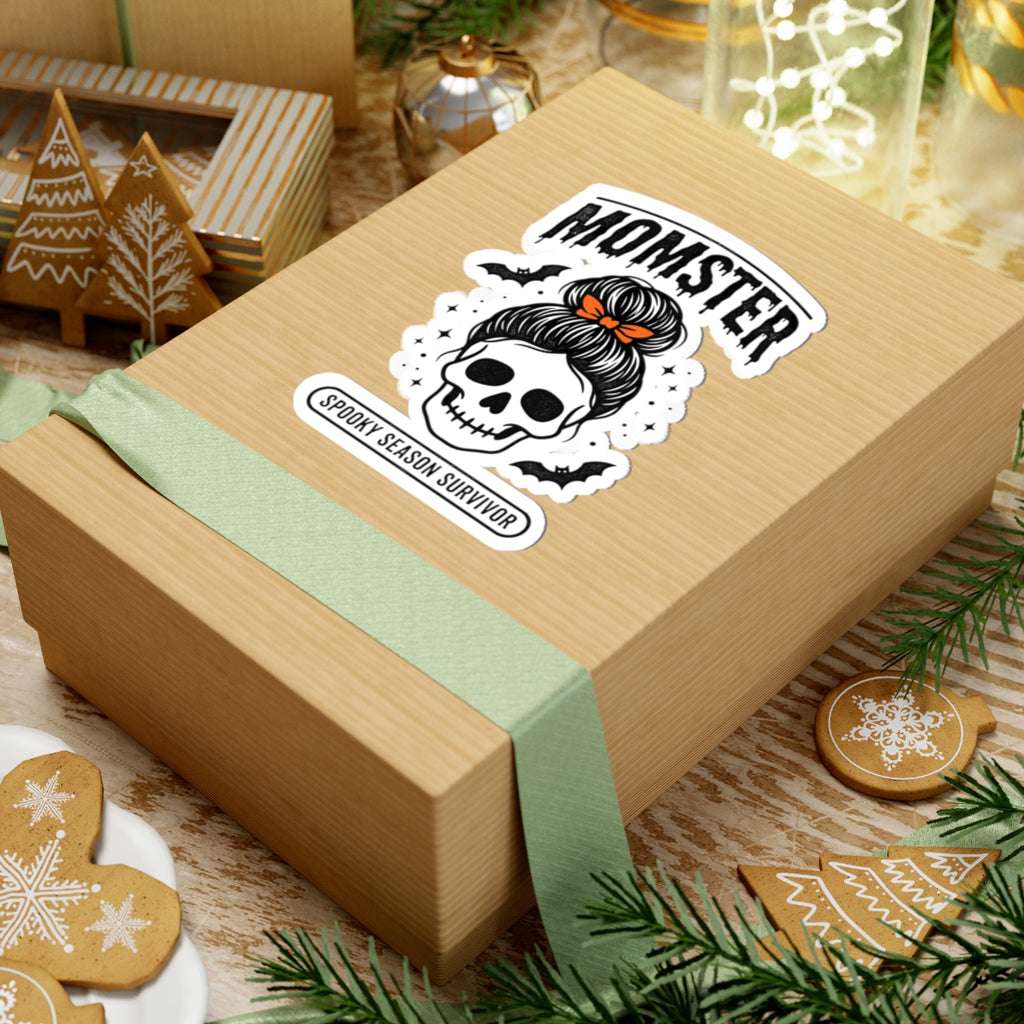 Momster Skull Mom Sticker | Halloween Momster, Spooky Season Decal