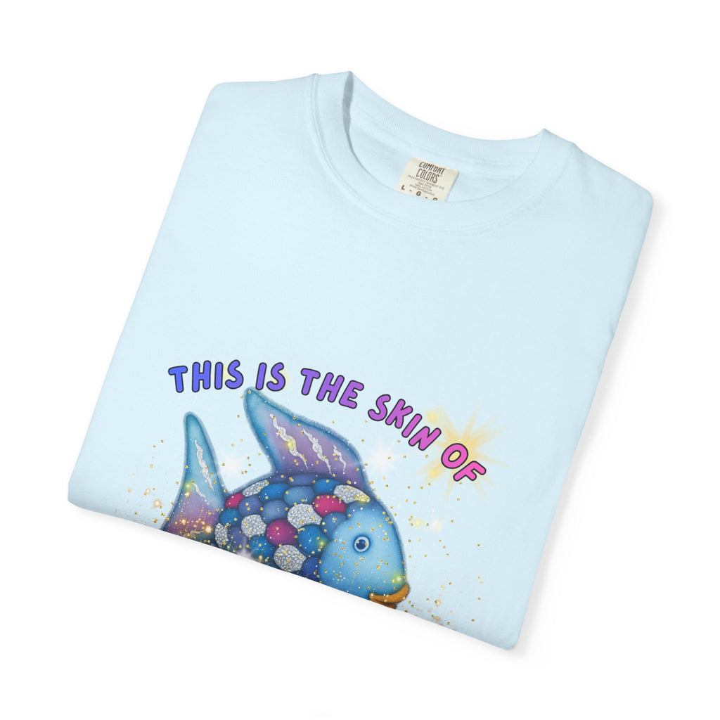 Fish Graphic T-Shirt — "This Is the Skin of a Killer, Bella" Colorful Ocean Artwork