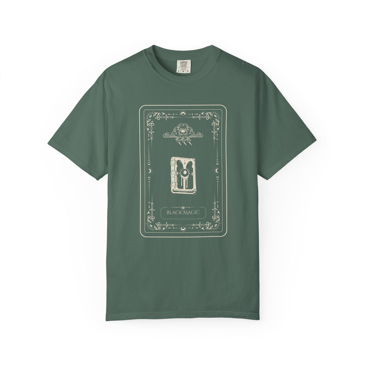 Tarot Bunny Illustration T-Shirt — 'Hold My Hand' Minimal Graphic Tee
