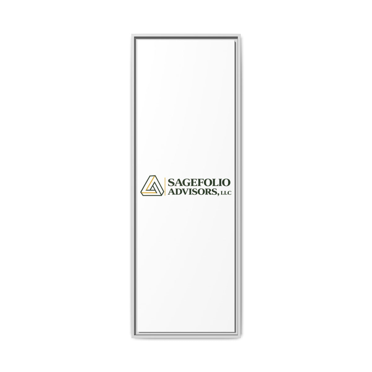 Framed Matte Canvas Wall Art — Sagefolio Advisors Logo