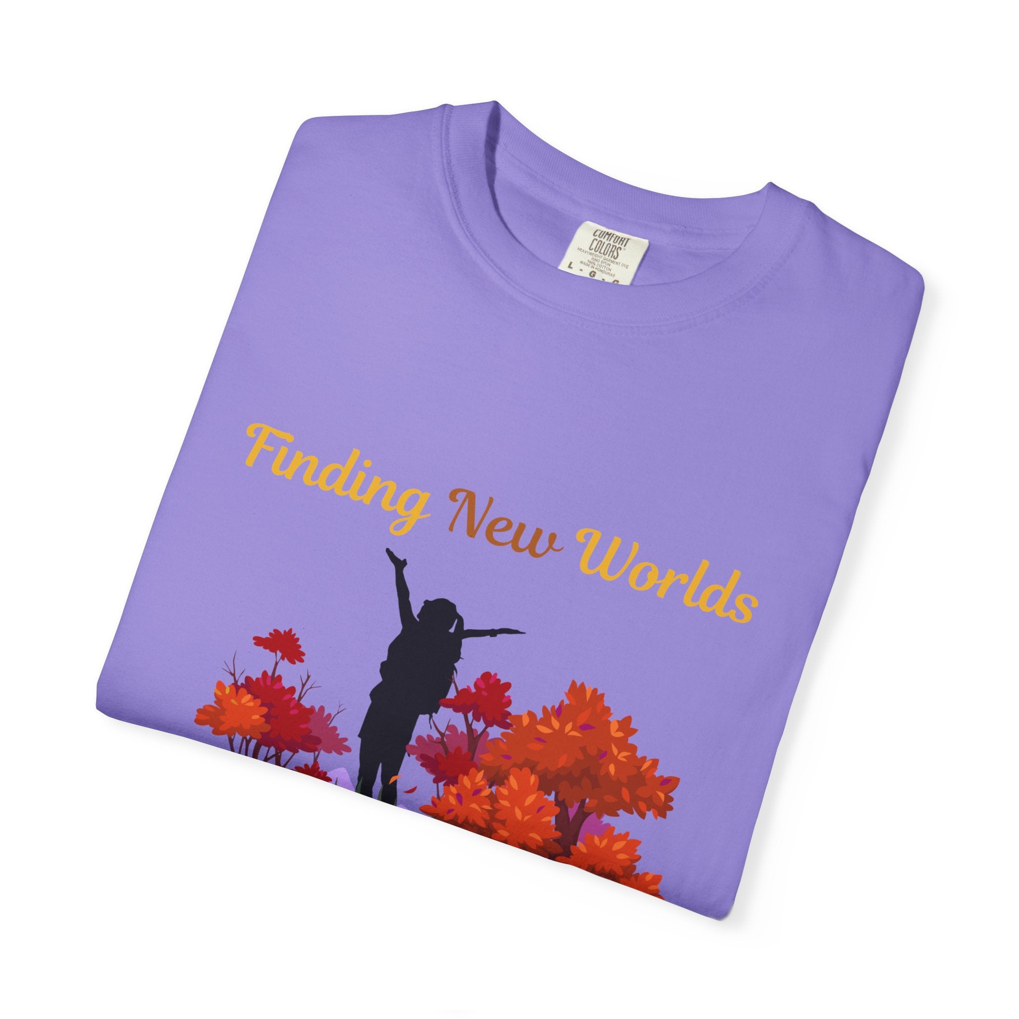 Book Lover T-Shirt — "Finding New Worlds One Chapter at a Time"
