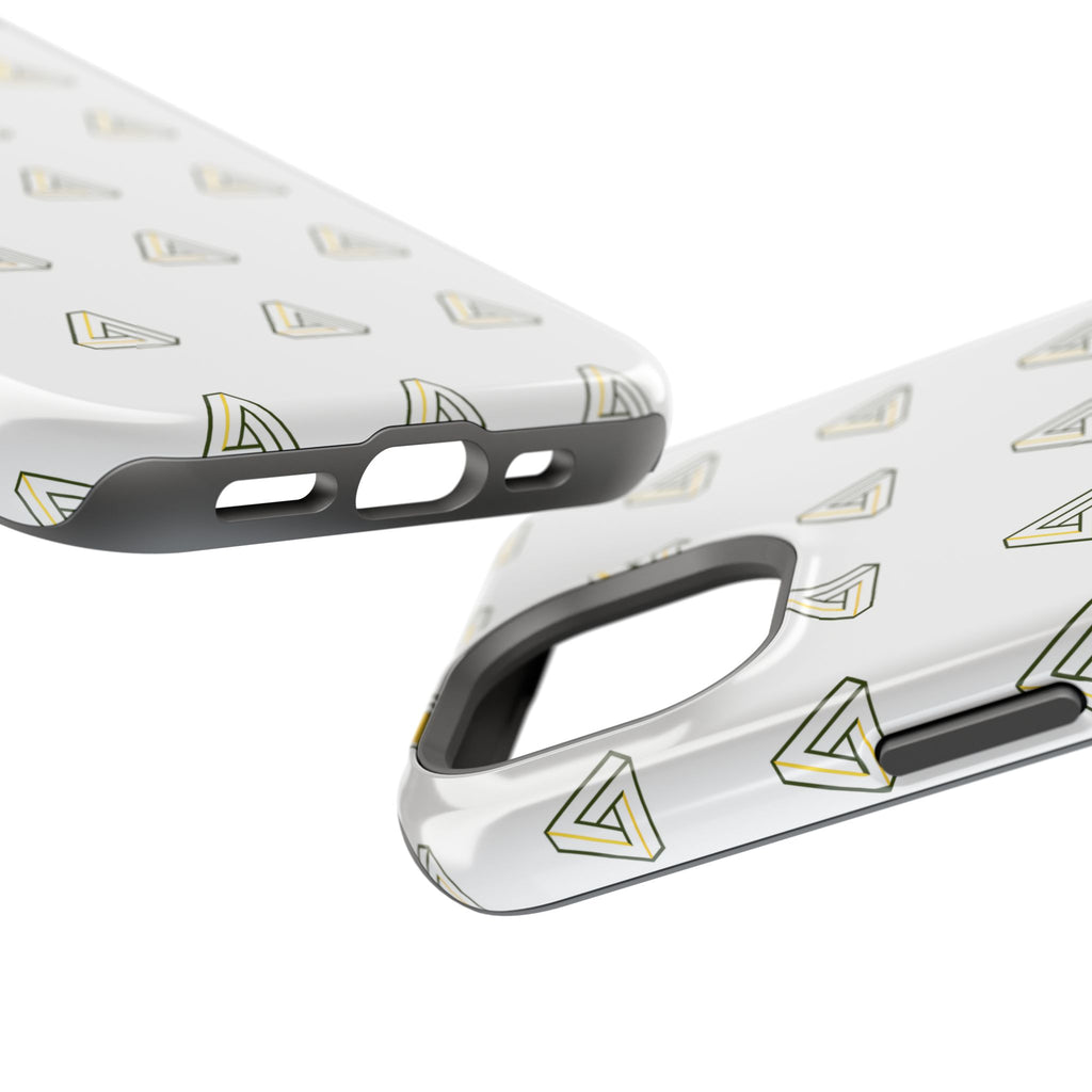 Magnetic Impact-Resistant Phone Case — Minimal Triangle Pattern