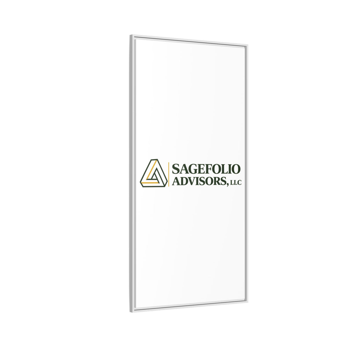 Framed Matte Canvas Wall Art — Sagefolio Advisors Logo