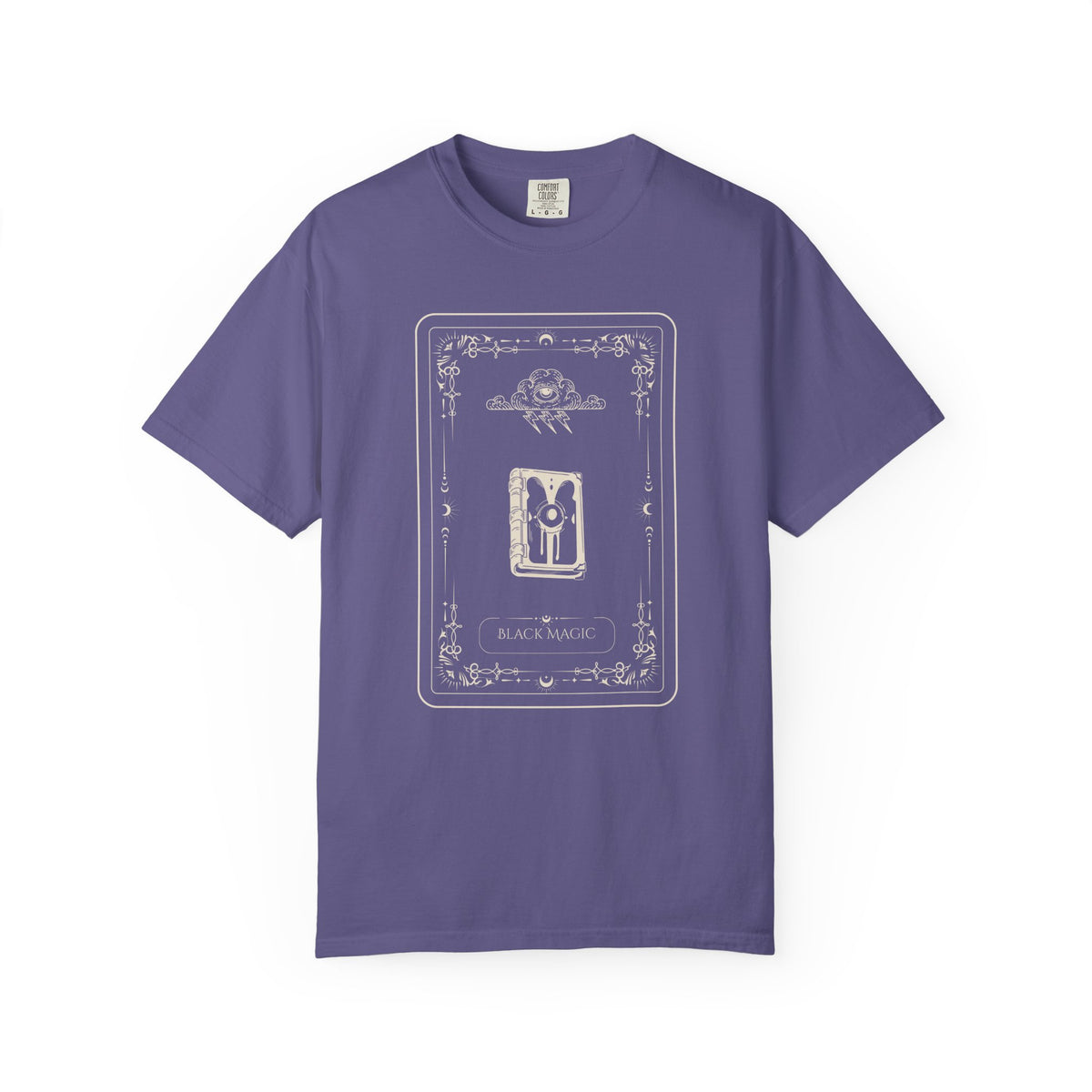 Tarot Bunny Illustration T-Shirt — 'Hold My Hand' Minimal Graphic Tee