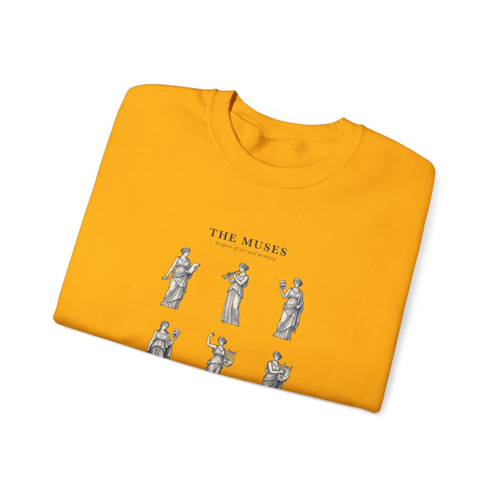 The Muses crewneck sweatshirt | Greek mythology, mythcore, classical art