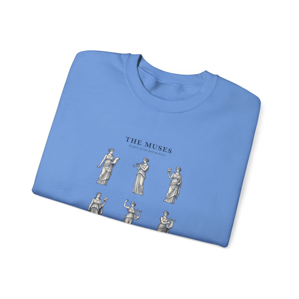 The Muses crewneck sweatshirt | Greek mythology, mythcore, classical art