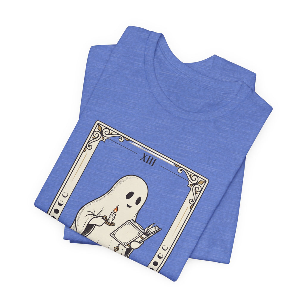Bookwraith Ghost Reading Tee | Spooky Reader, Halloween Bookish