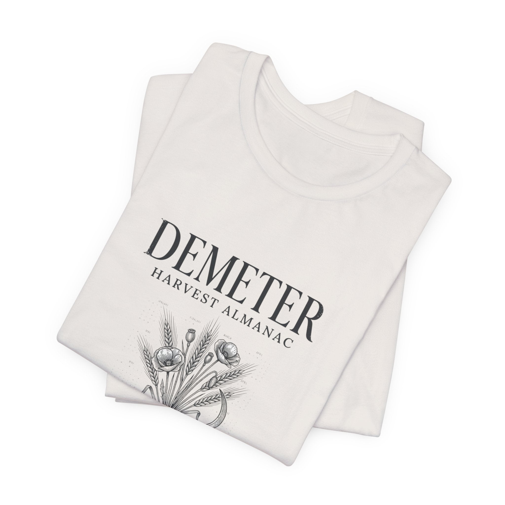 Demeter Harvest Almanac T-Shirt | Greek Mythology, Mythcore