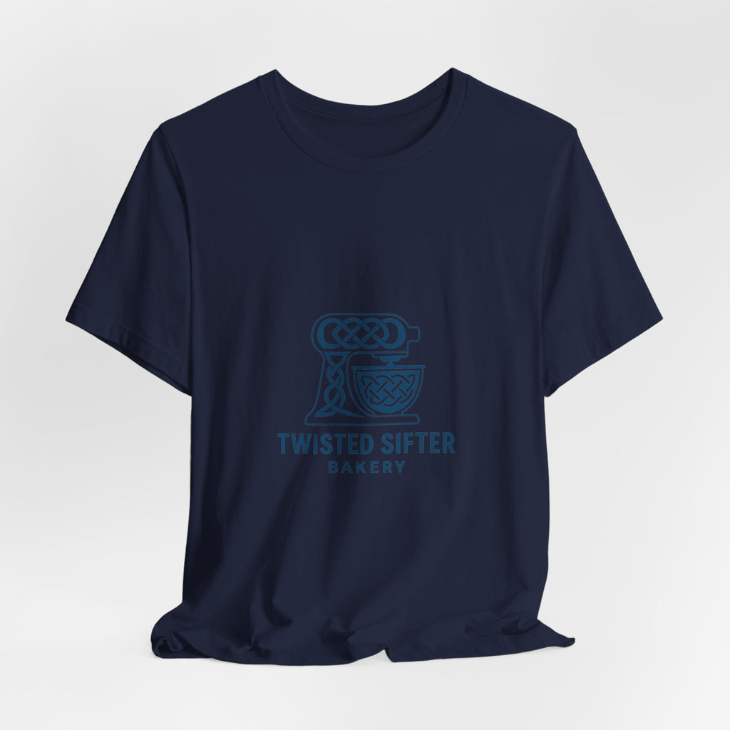 Twisted Sifter Bakery Logo Tee — Minimal Artisan Bakery T-Shirt