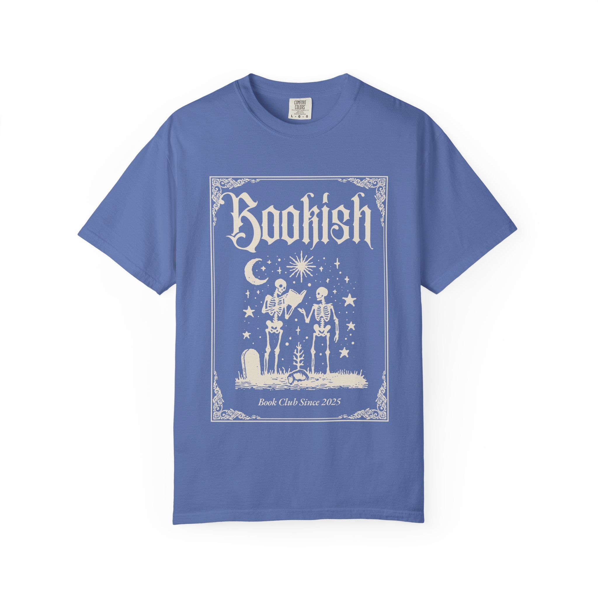 Bookish Skeletons T-Shirt — Vintage Gothic 'Bookish' Graphic Tee