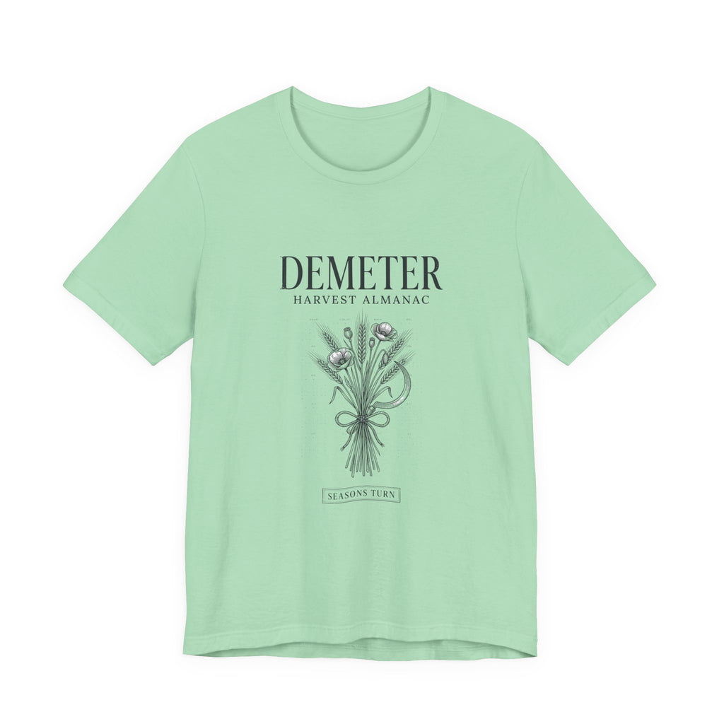 Demeter Harvest Almanac T-Shirt | Greek Mythology, Mythcore