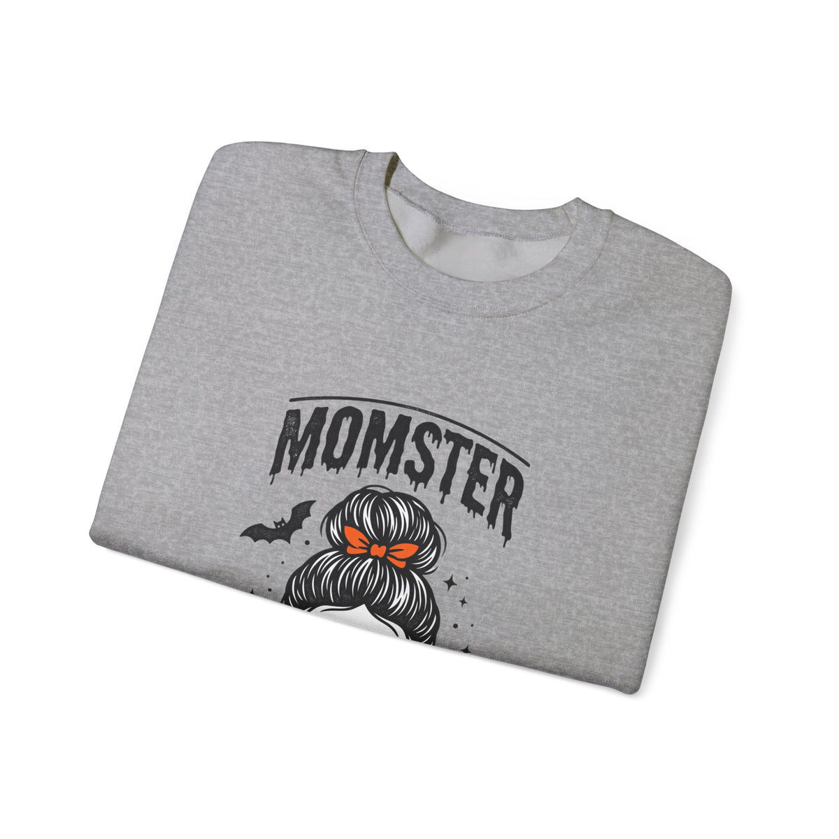 Momster Skull Mom Crewneck Sweatshirt | Halloween mom, bats, spooky season
