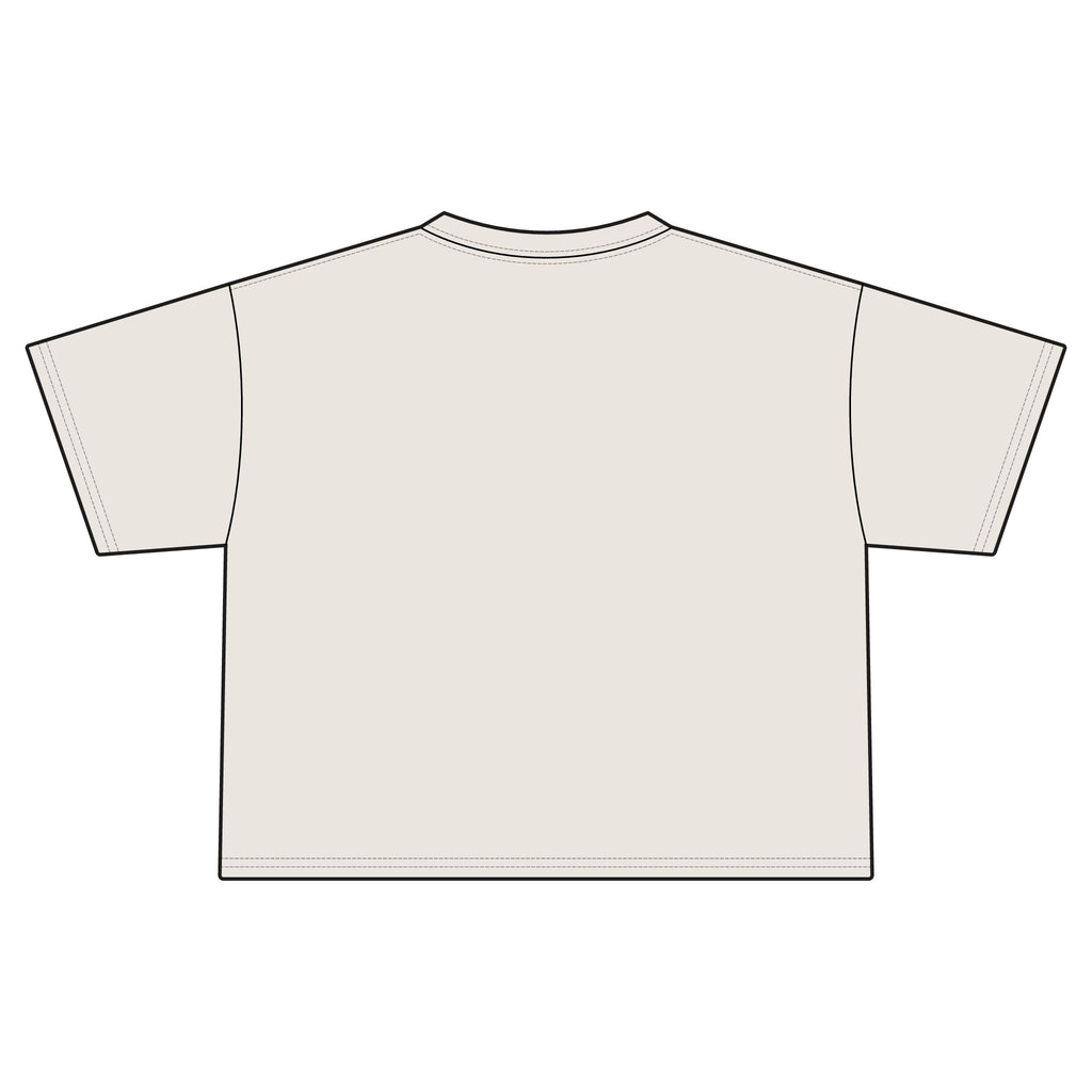 Crop Tee — Sparkly Disco Shark “This Is The Way, A Glitter Shark”