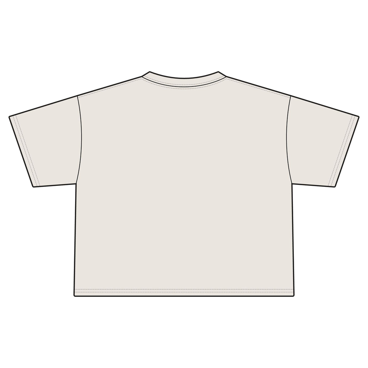 Crop Tee — Sparkly Disco Shark “This Is The Way, A Glitter Shark”