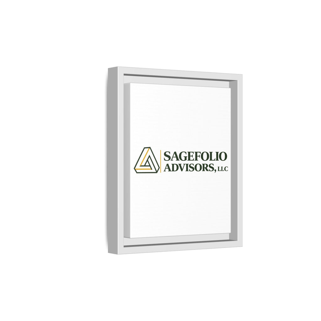 Framed Matte Canvas Wall Art — Sagefolio Advisors Logo
