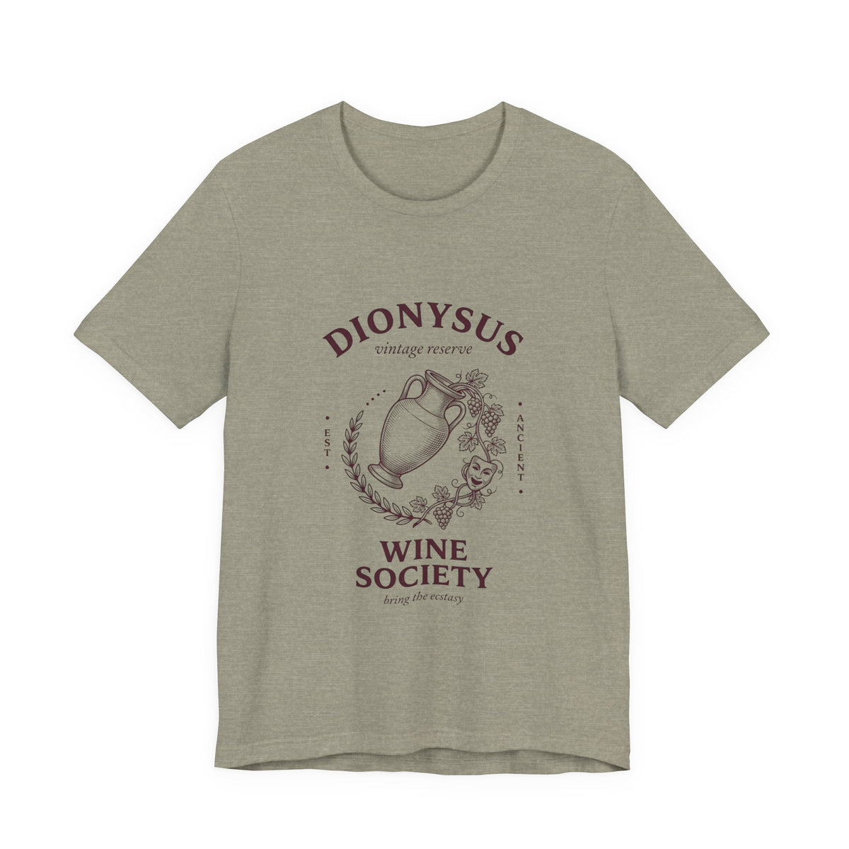 Dionysus Wine Society Tee | Greek Mythology, Mythcore Classic