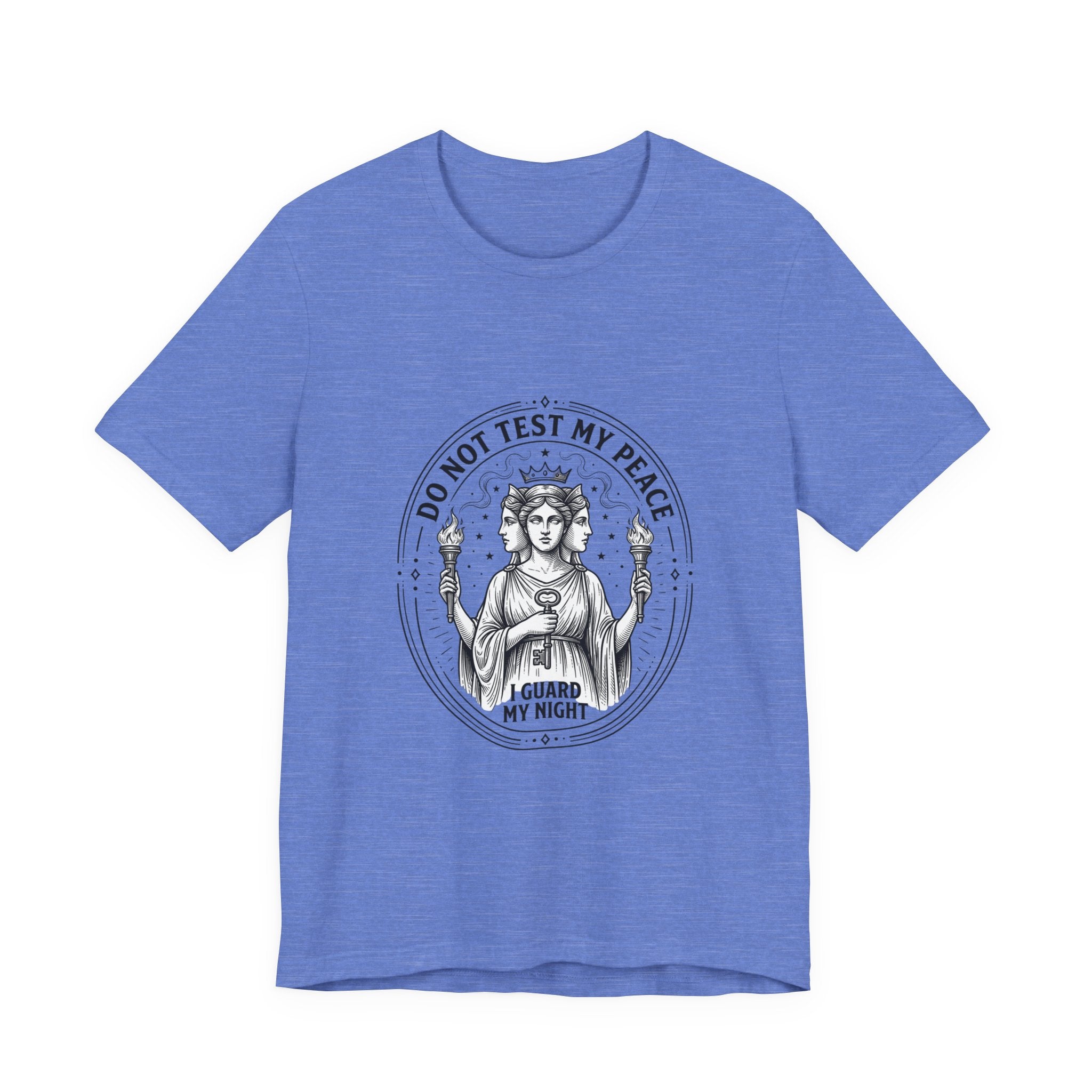 Do Not Test My Peace Guardian Illustration Tee | Greek Mythology, Mythcore