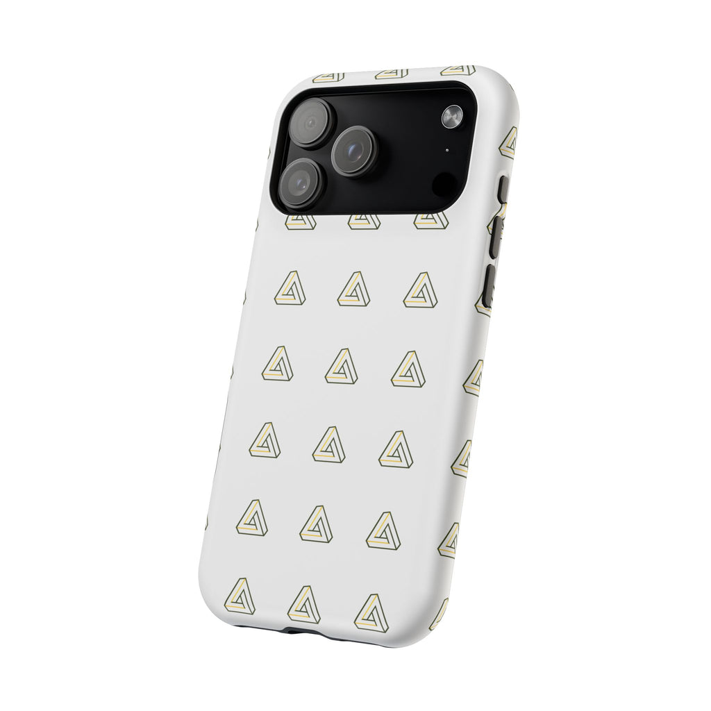 Magnetic Impact-Resistant Phone Case — Minimal Triangle Pattern