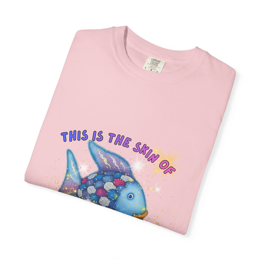 Fish Graphic T-Shirt — "This Is the Skin of a Killer, Bella" Colorful Ocean Artwork