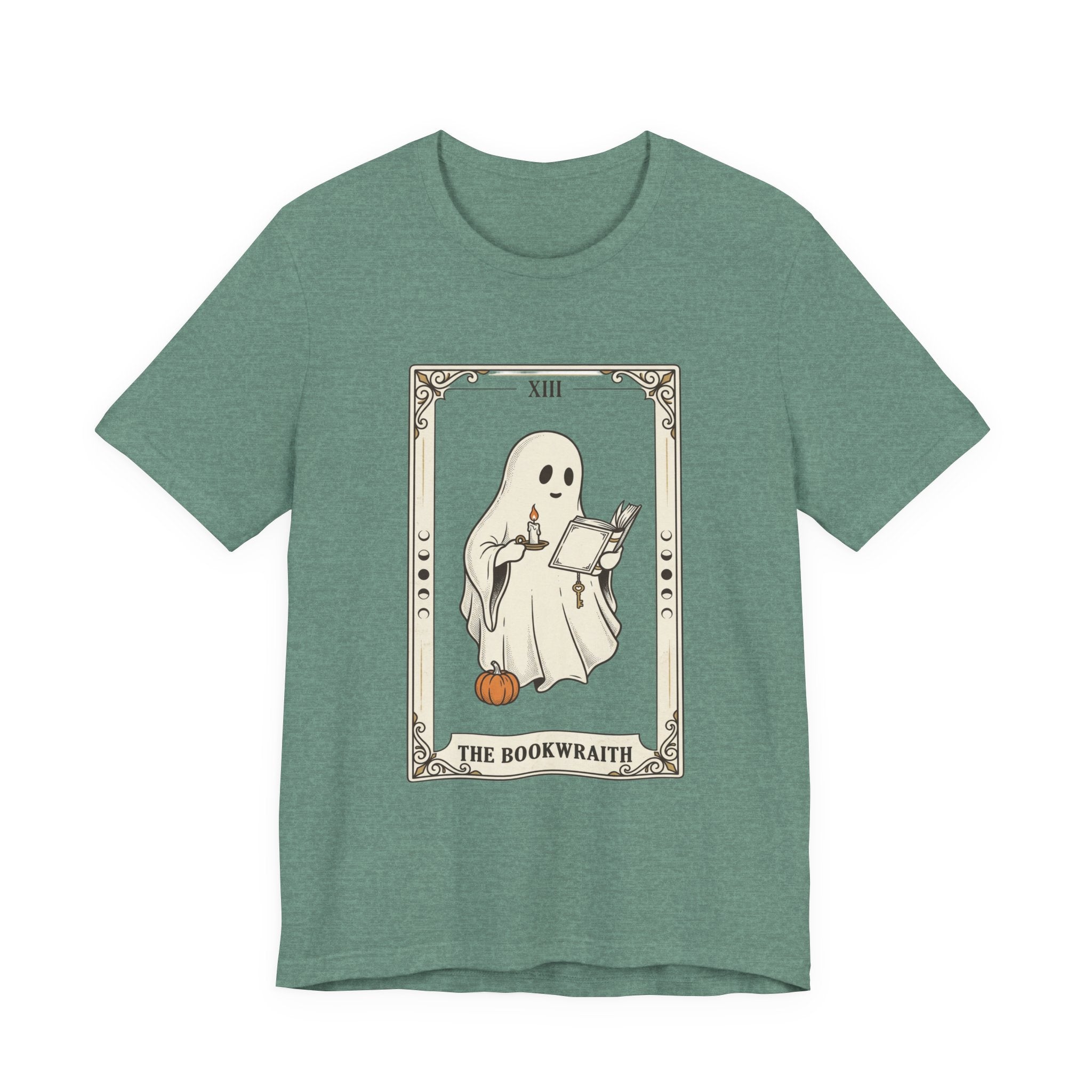 Bookwraith Ghost Reading Tee | Spooky Reader, Halloween Bookish