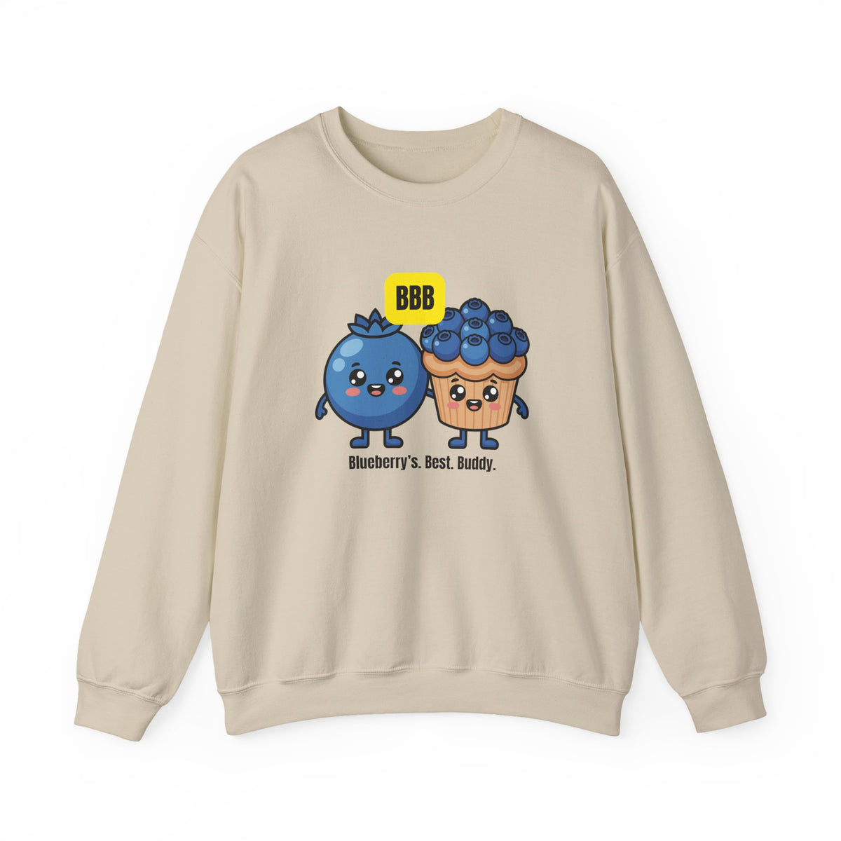 Blueberry Best Buddy Crewneck Sweatshirt