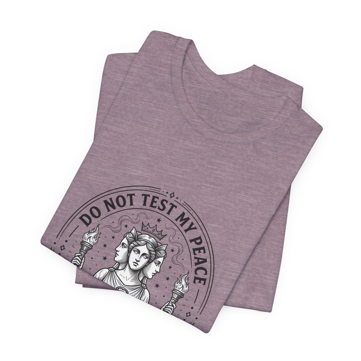 Do Not Test My Peace Guardian Illustration Tee | Greek Mythology, Mythcore