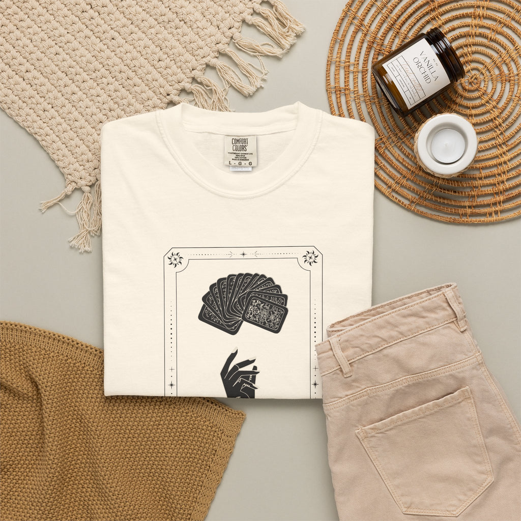 Tarot-Inspired 'Ace of Cups' Graphic T-Shirt — Minimal Occult Tee