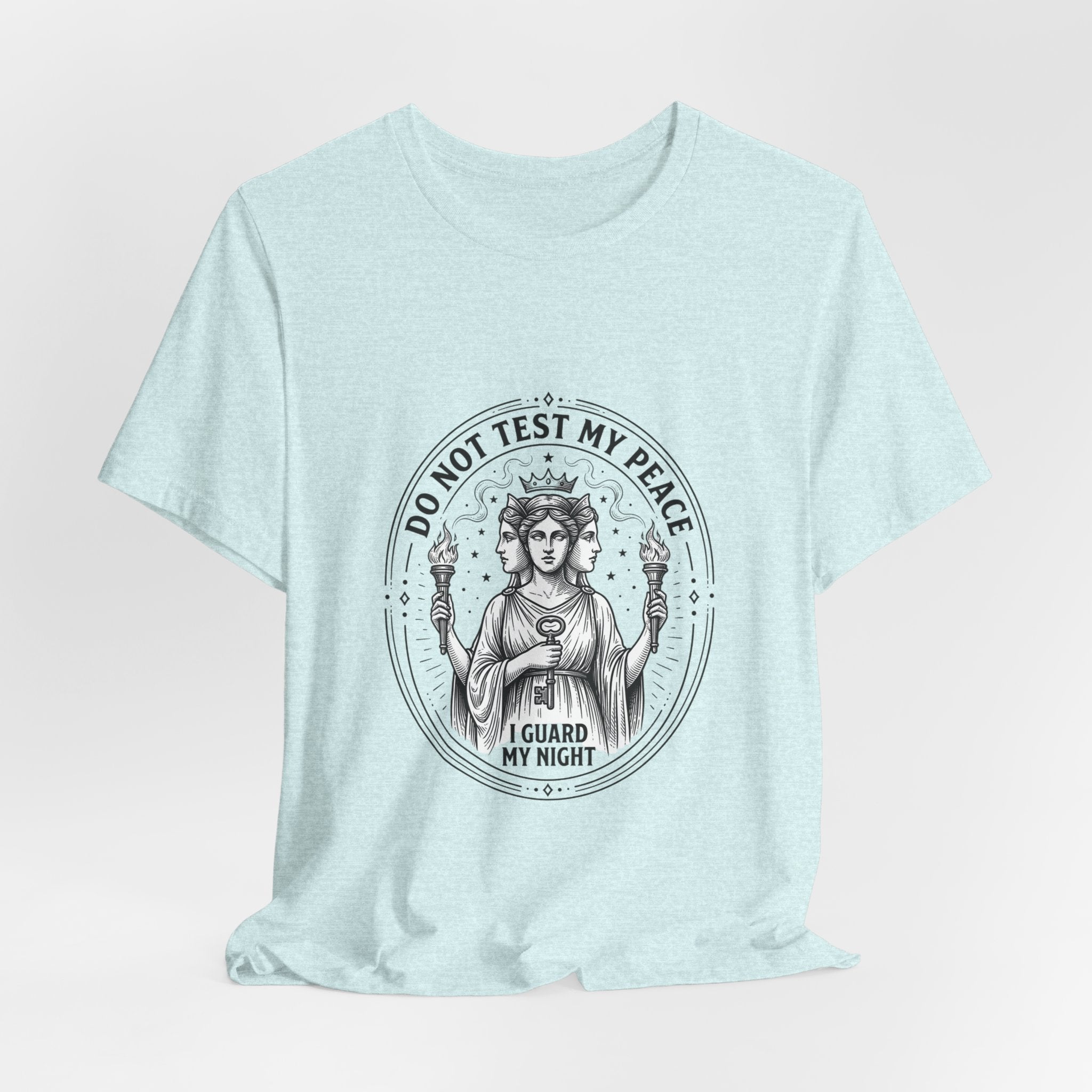 Do Not Test My Peace Guardian Illustration Tee | Greek Mythology, Mythcore