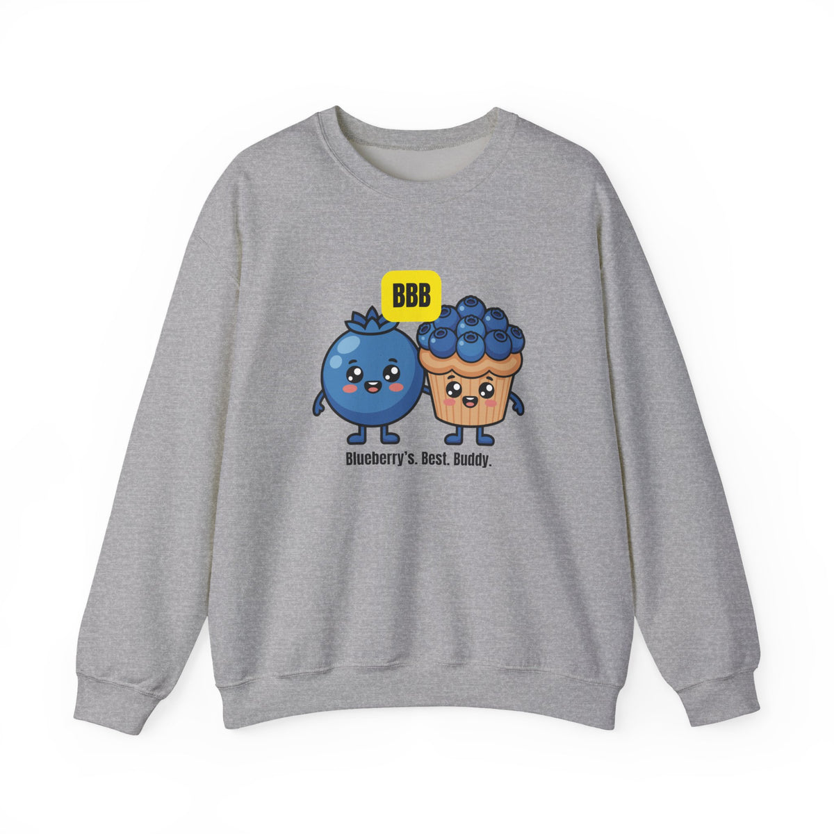 Blueberry Best Buddy Crewneck Sweatshirt