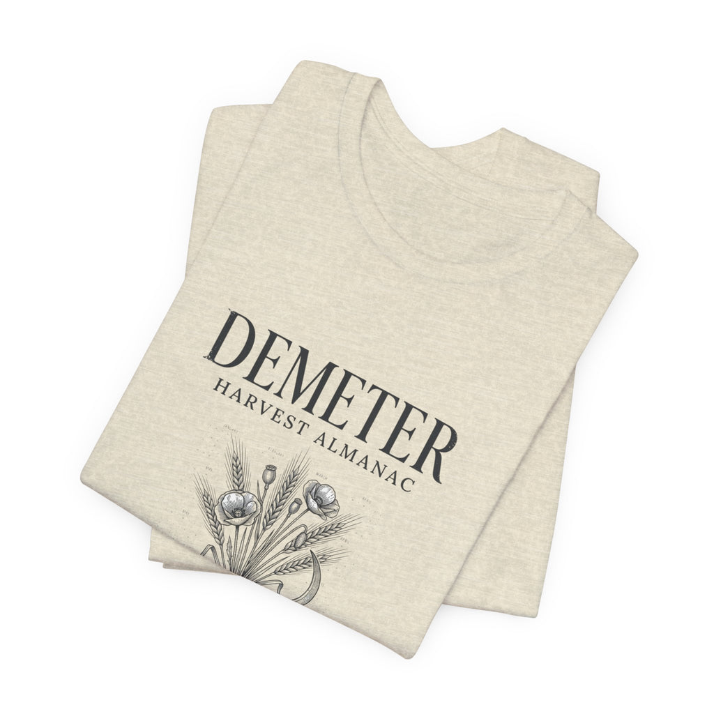 Demeter Harvest Almanac T-Shirt | Greek Mythology, Mythcore