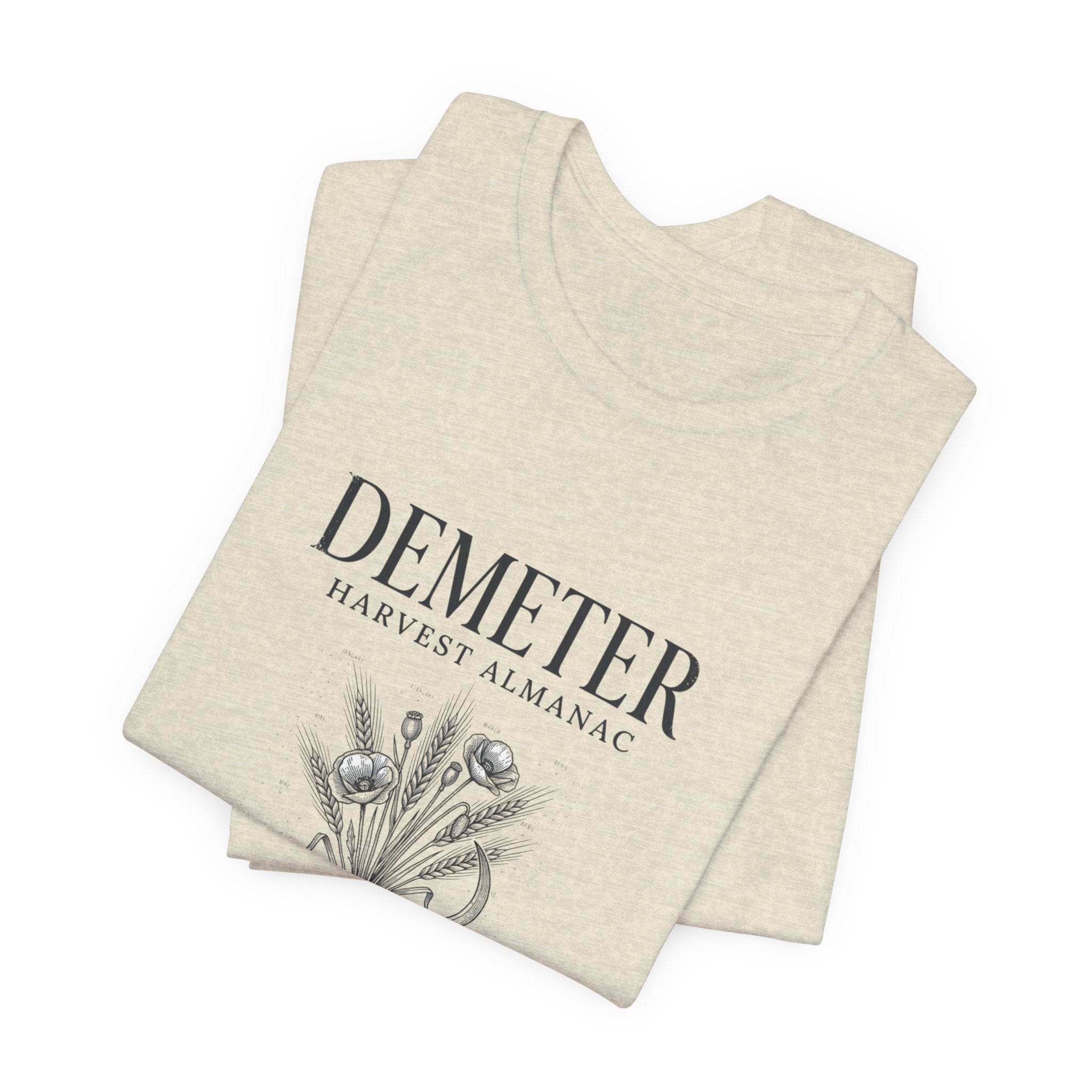 Demeter Harvest Almanac T-Shirt | Greek Mythology, Mythcore