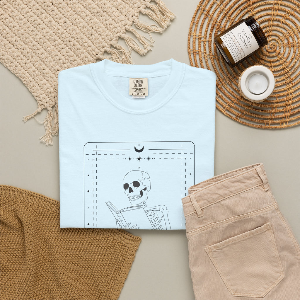 Book Lover T-Shirt — “Meet Me in the Stacks” Library Graphic Tee