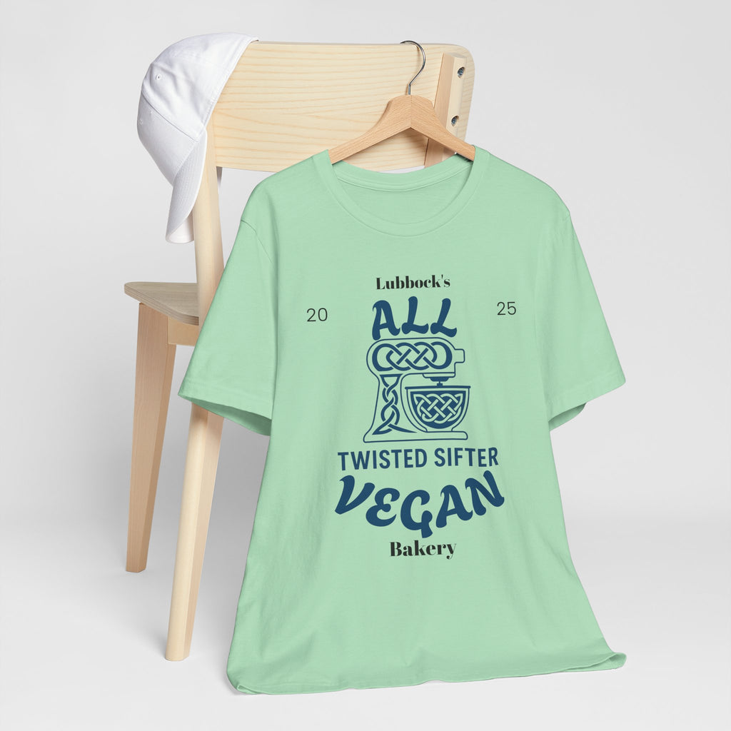 Twisted Sifter Bakery Logo Tee — Minimal Artisan Bakery T-Shirt