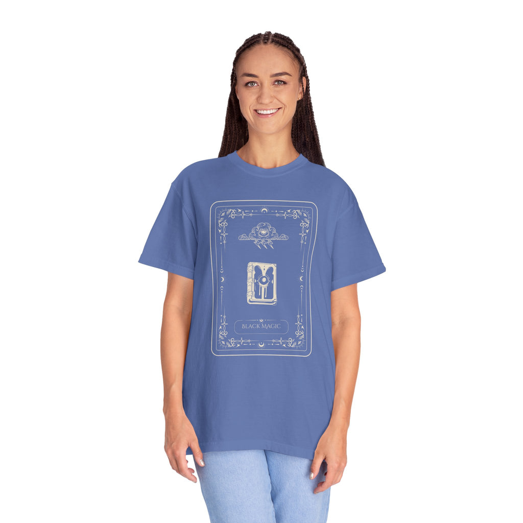 Tarot Bunny Illustration T-Shirt — 'Hold My Hand' Minimal Graphic Tee