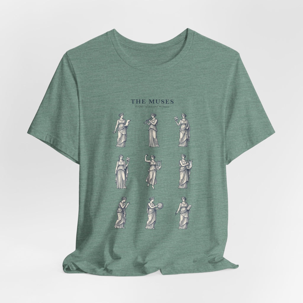 The Muses Tee | Greek Mythology, Mythcore Classic Art