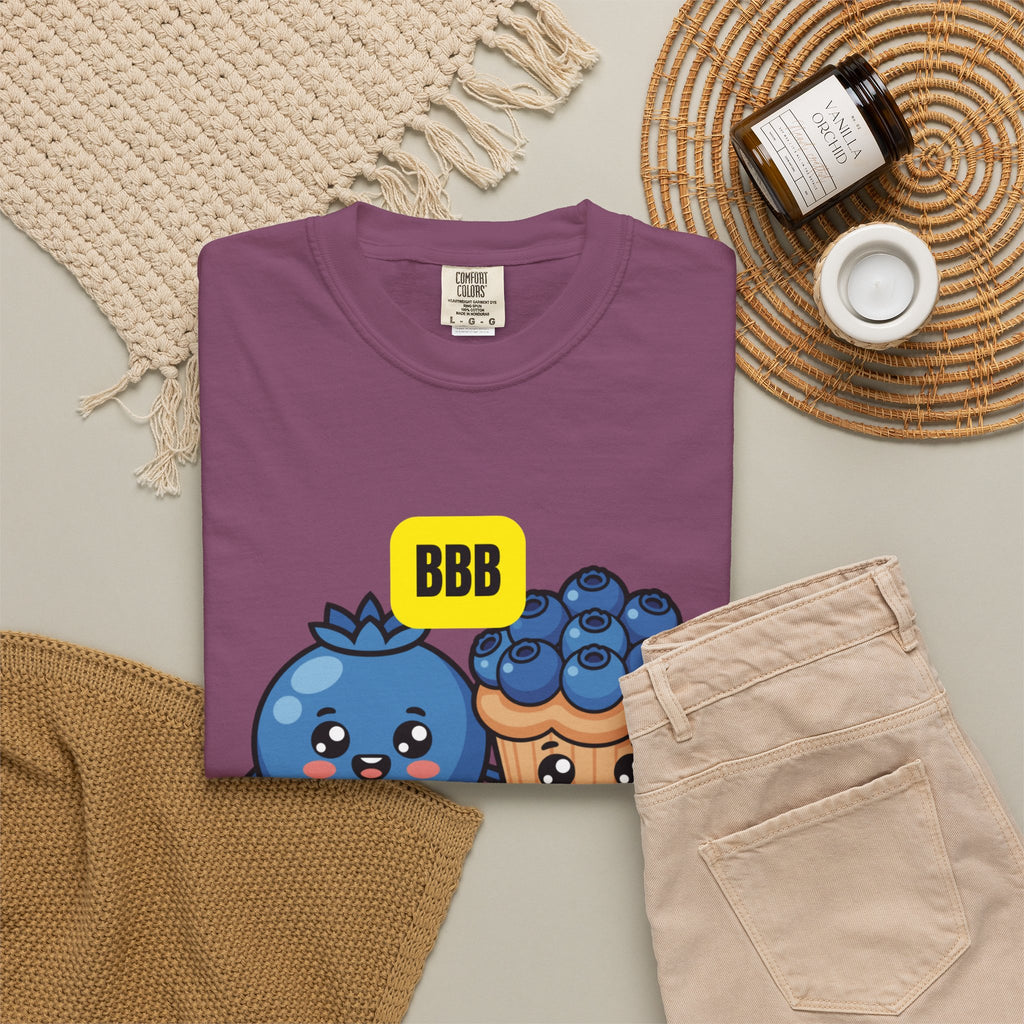 Blueberry’s Best Buddy T-Shirt — Cute Blueberry & Muffin Graphic Tee