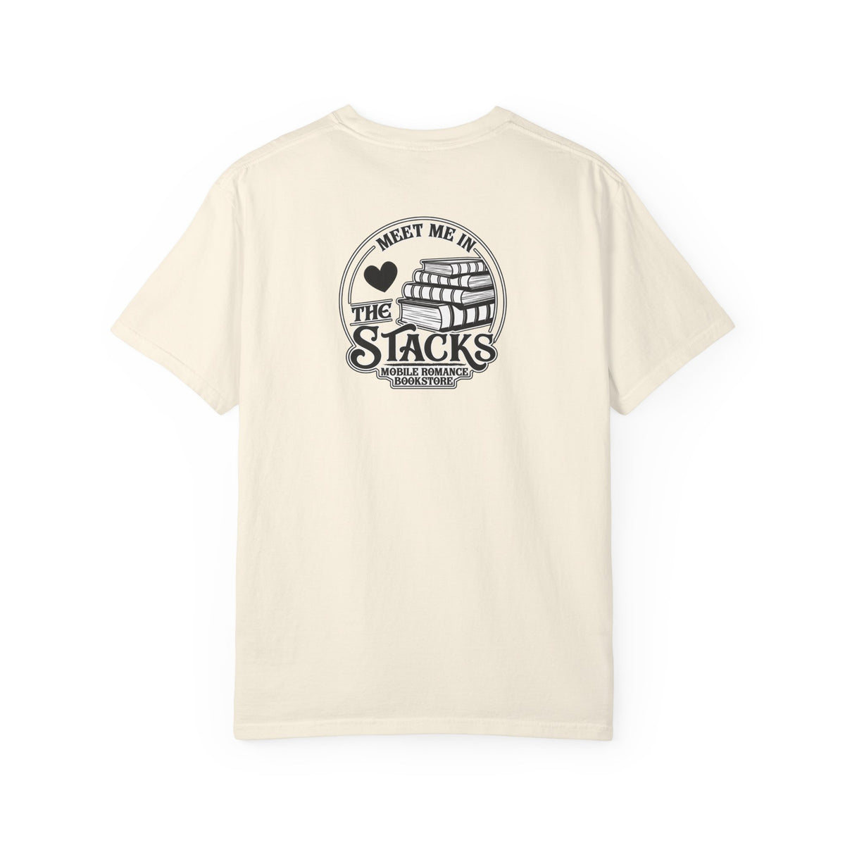 Book Lover T-Shirt — “Meet Me in the Stacks” Library Graphic Tee