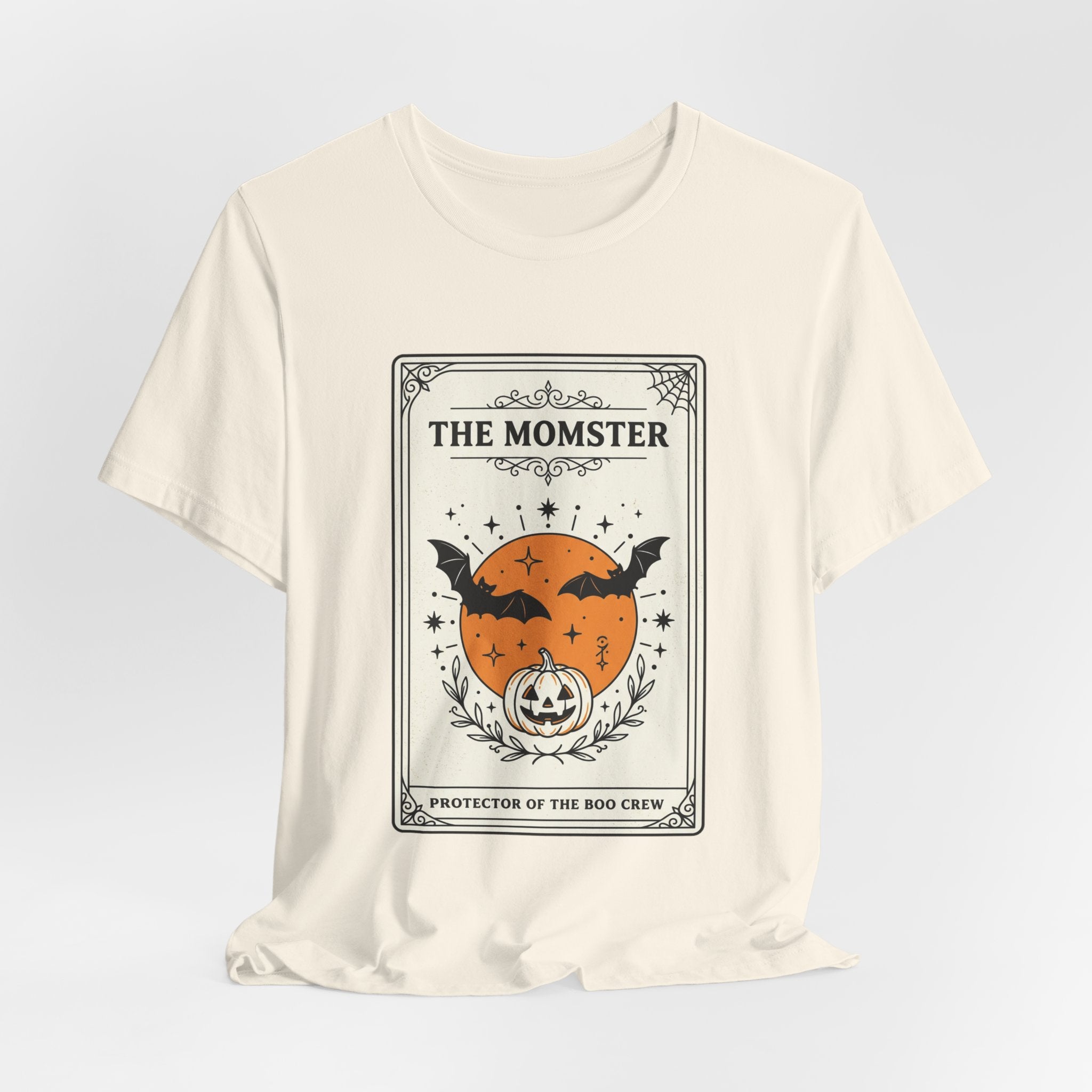 Momster Halloween Pumpkin Bat Tee | Momster Halloween T-Shirt