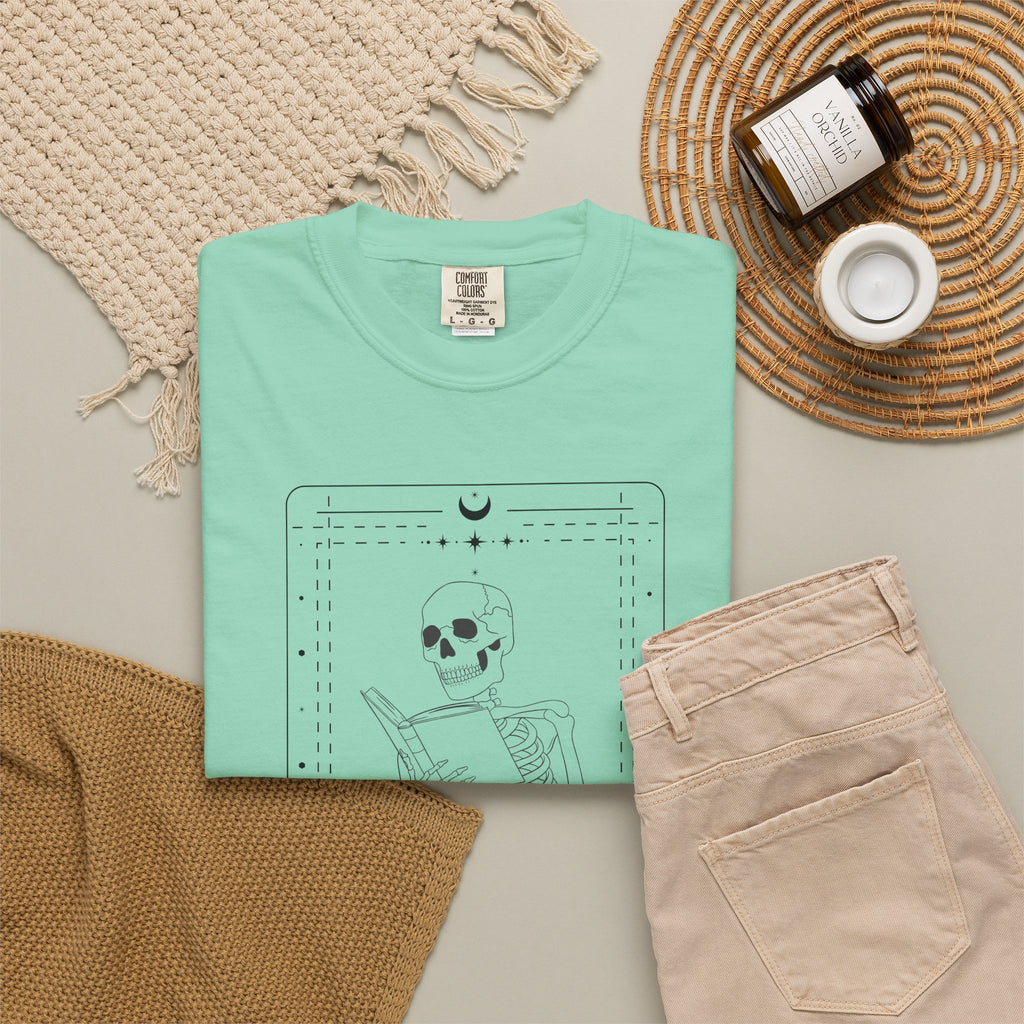 Book Lover T-Shirt — “Meet Me in the Stacks” Library Graphic Tee