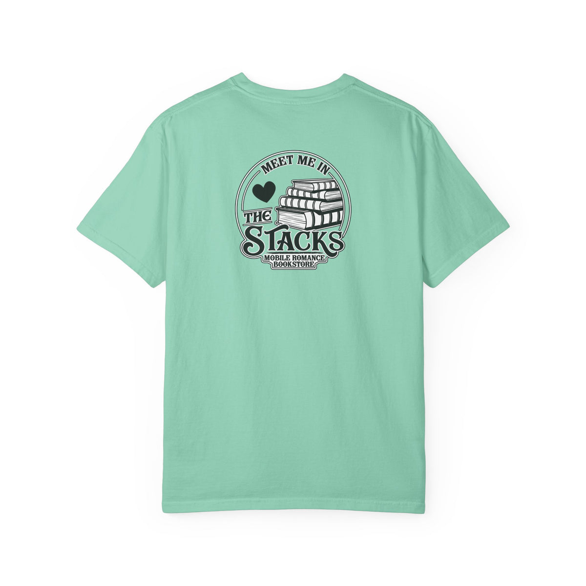Book Lover T-Shirt — “Meet Me in the Stacks” Library Graphic Tee