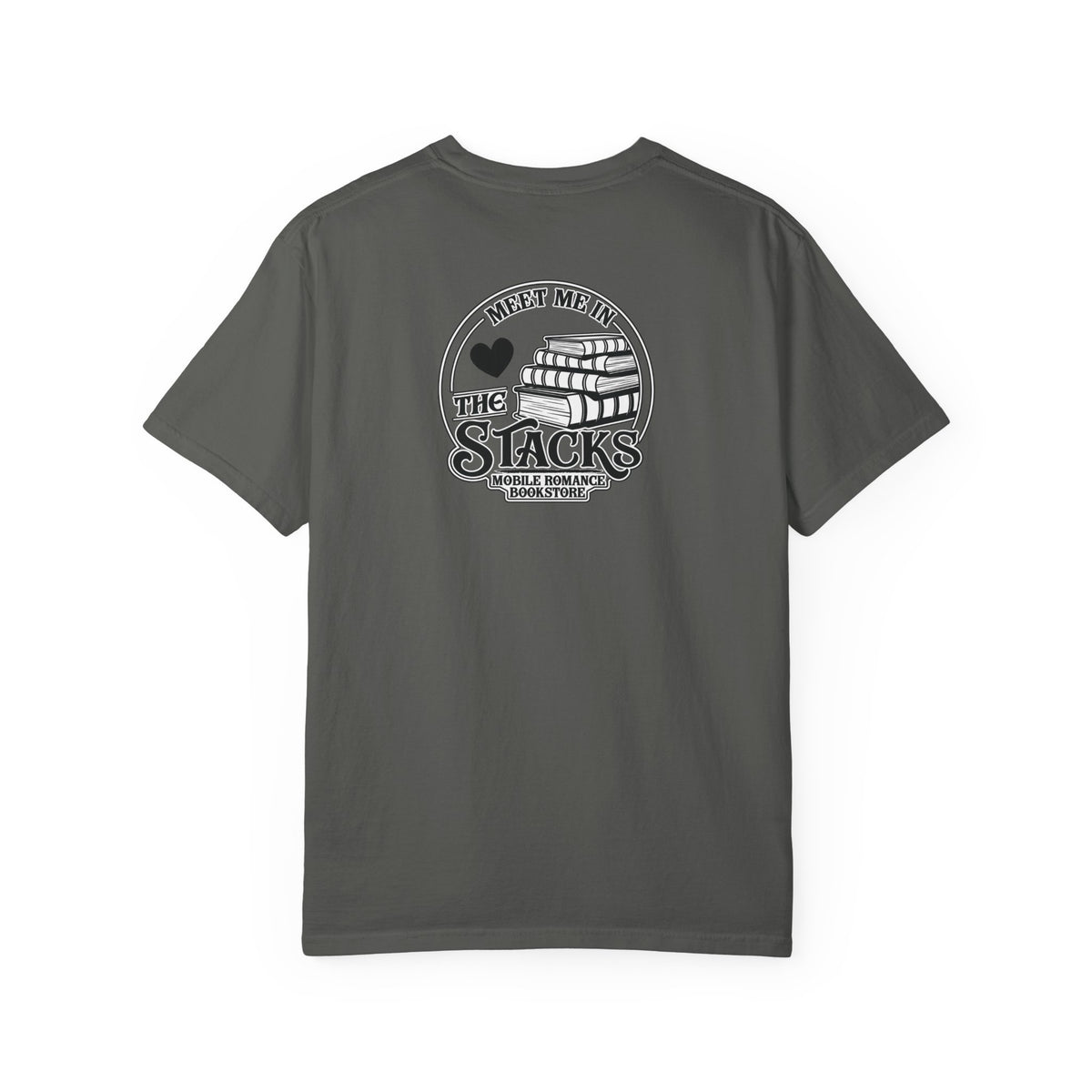 Book Lover T-Shirt — “Meet Me in the Stacks” Library Graphic Tee