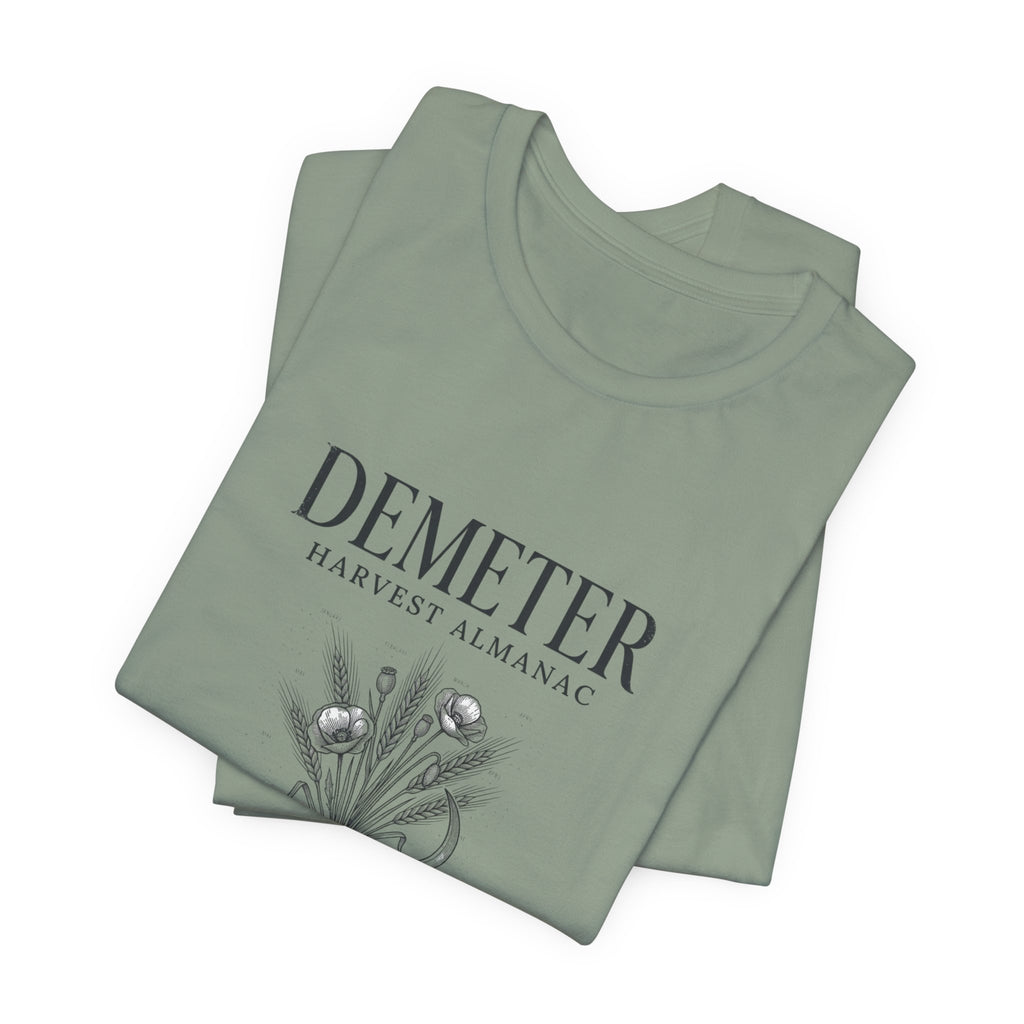 Demeter Harvest Almanac T-Shirt | Greek Mythology, Mythcore