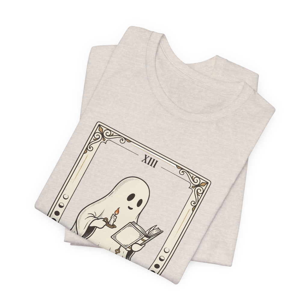 Bookwraith Ghost Reading Tee | Spooky Reader, Halloween Bookish