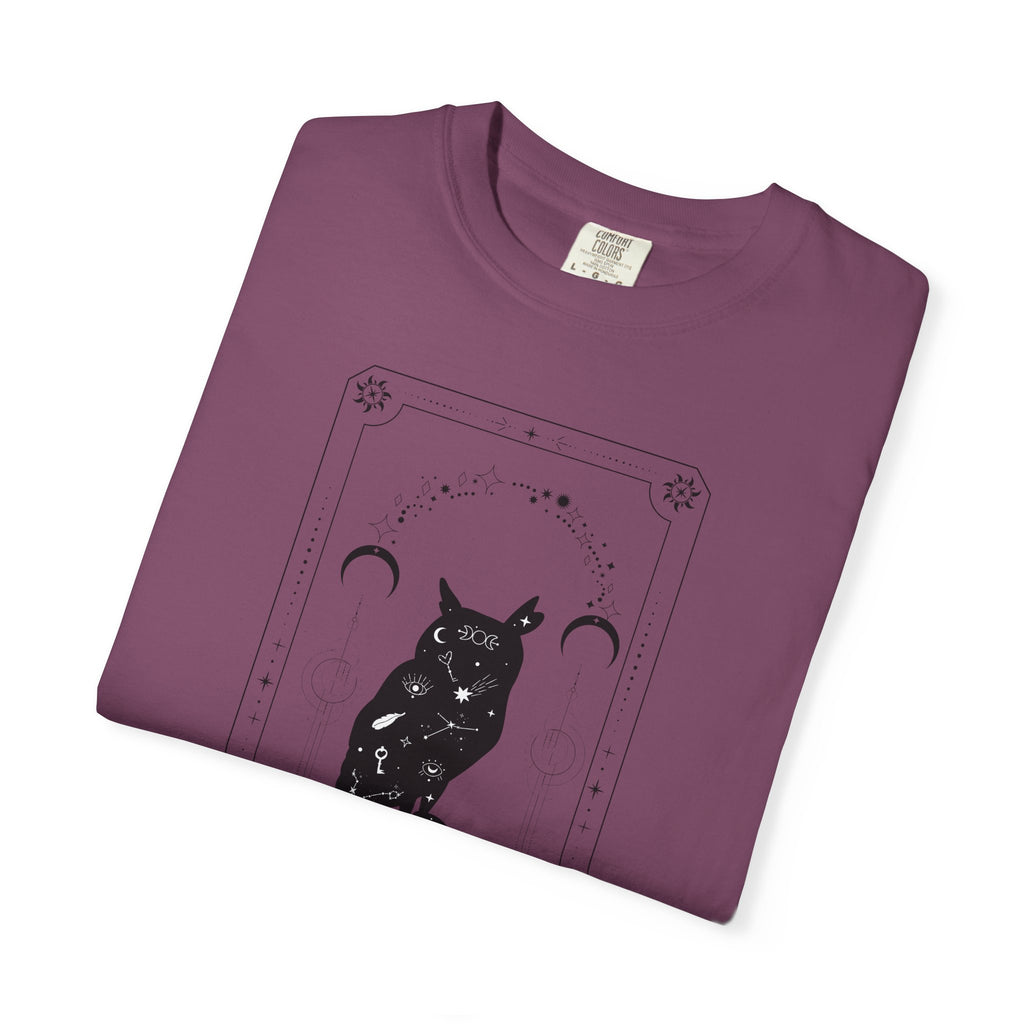 Tarot Owl T-Shirt — The Lunar Arc Mystical Graphic Tee