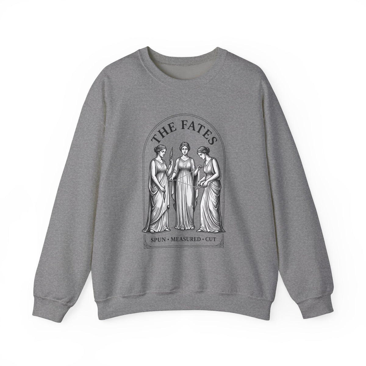 The Fates Greek Mythology Crewneck Sweatshirt | Mythcore Dark Academia