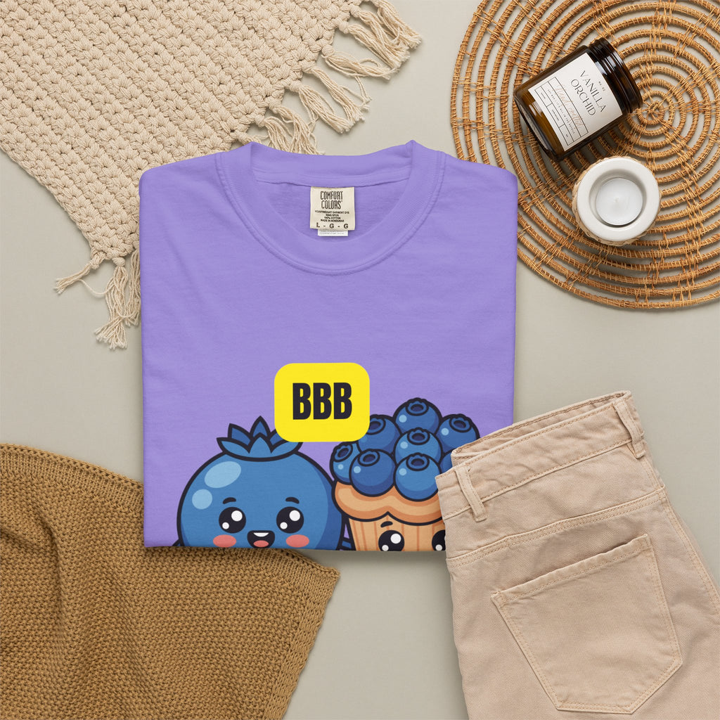 Blueberry’s Best Buddy T-Shirt — Cute Blueberry & Muffin Graphic Tee