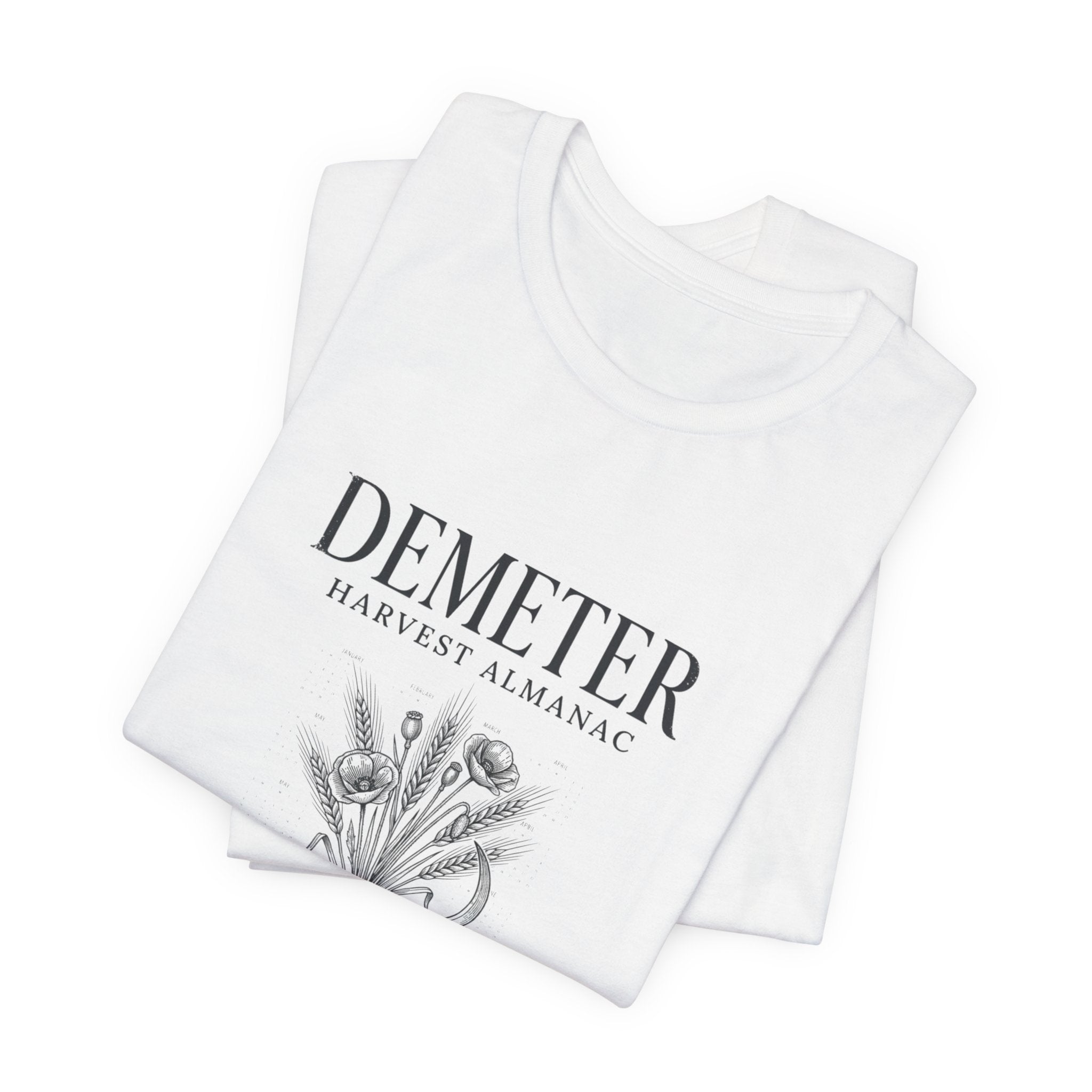 Demeter Harvest Almanac T-Shirt | Greek Mythology, Mythcore