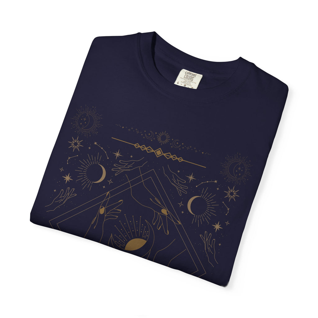 Celestial Moon Phases T-Shirt — Mystic Astrology Graphic Tee
