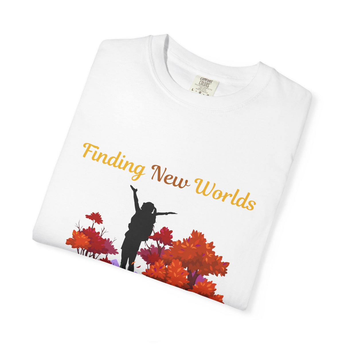 Book Lover T-Shirt — "Finding New Worlds One Chapter at a Time"